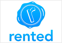 rented. logo